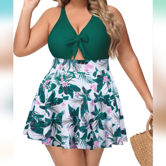 Nleyook Other - NLEYOOK One Piece Cut Out Flowy Swimsuit